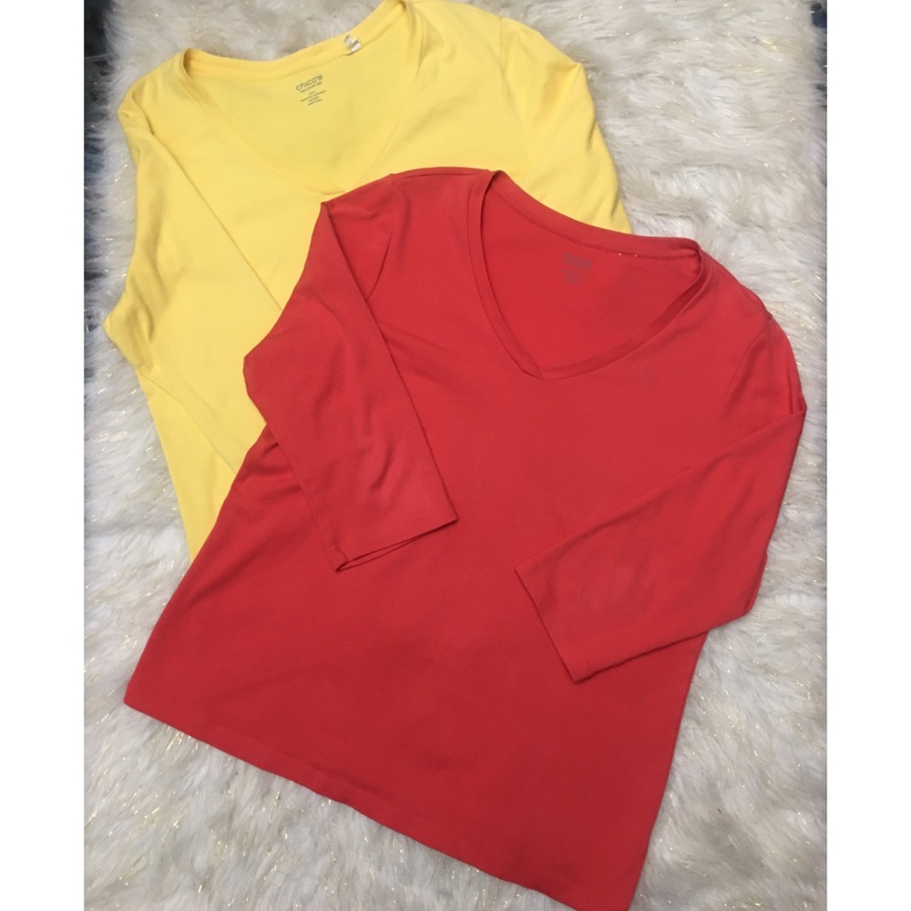 Bundle Chico’s XL 3/4 length sleeve tops
